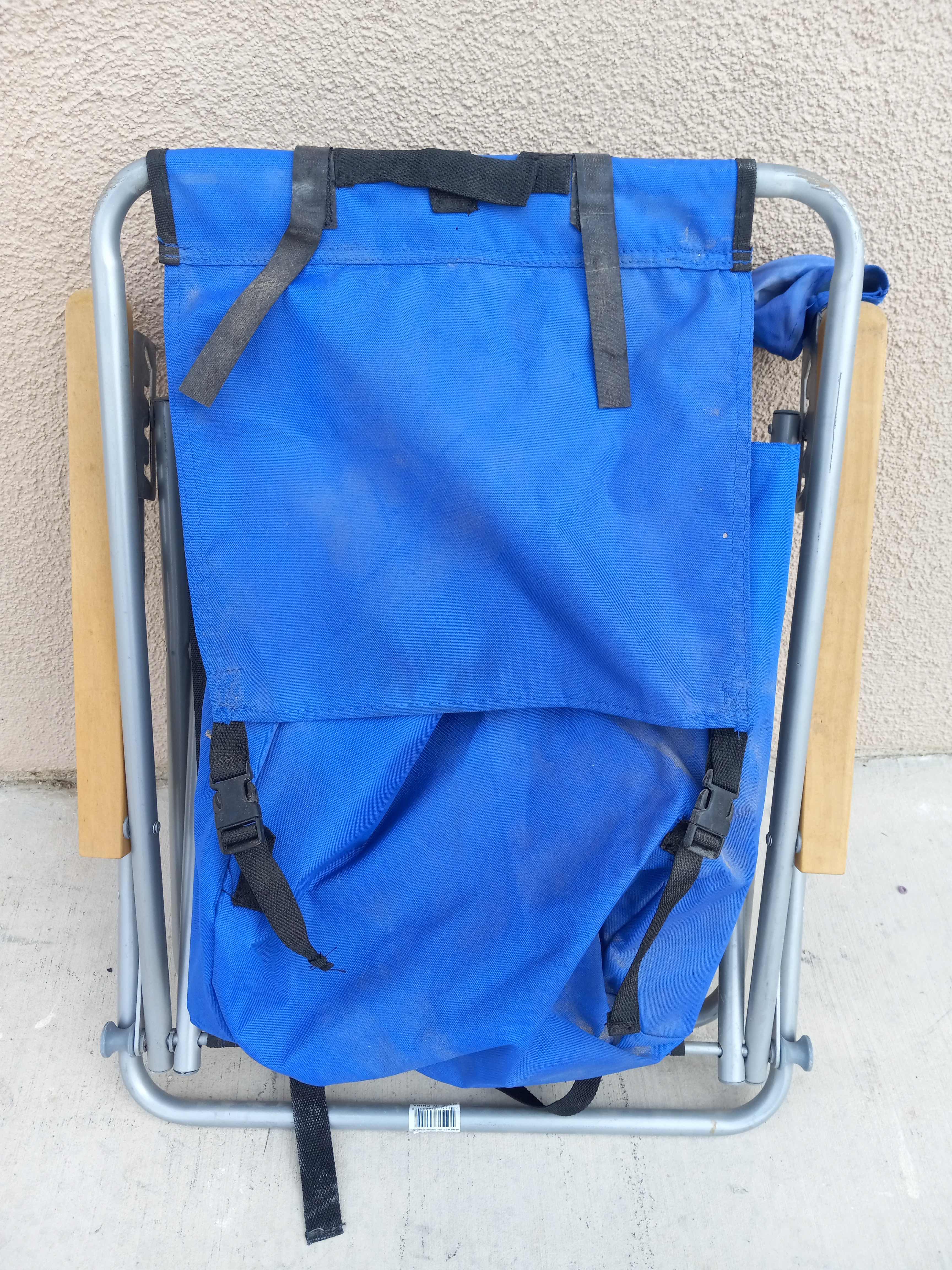 Photo 1 of FOLDING OUT CAMPING LOUNGE CHAIR W BUILT IN BACKPACK 22” X 46” H31”
