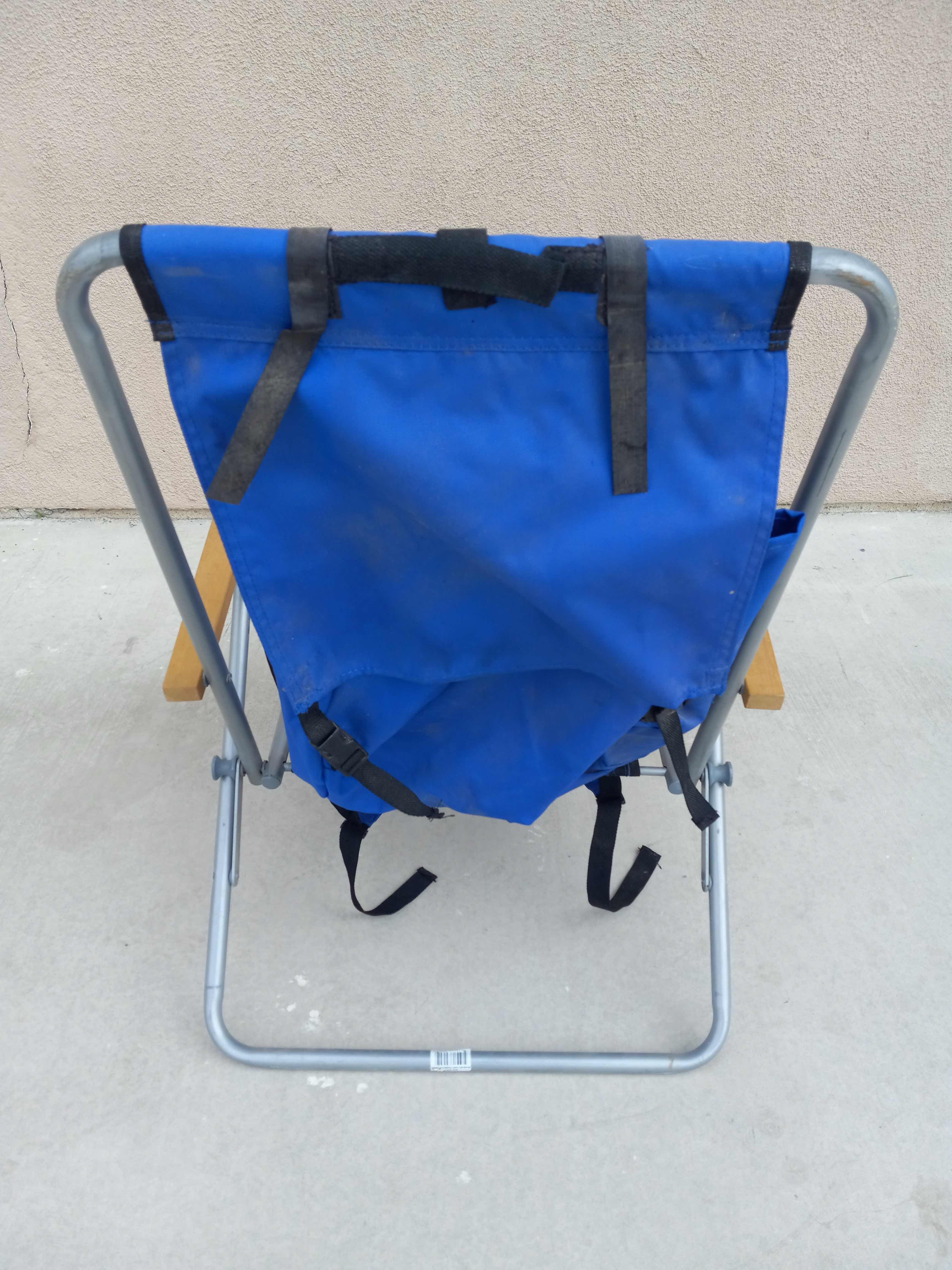 Photo 1 of FOLDING OUT CAMPING LOUNGE CHAIR W BUILT IN BACKPACK 22” X 46” H31”