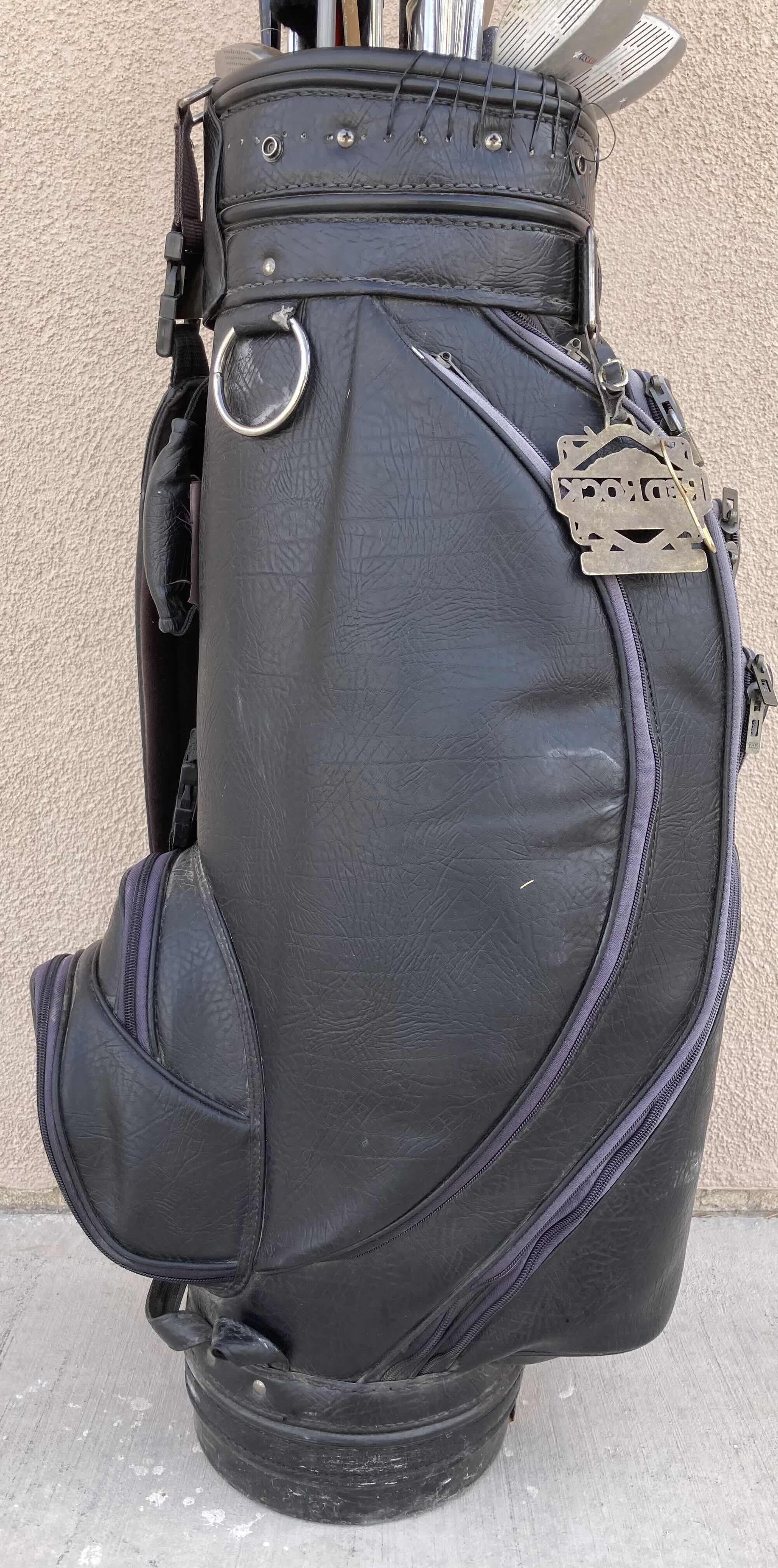 Photo 1 of THE CLUB GLOVE LEATHER GOLF BAG W MIXED GOLF CLUB SET (25 CLUBS)