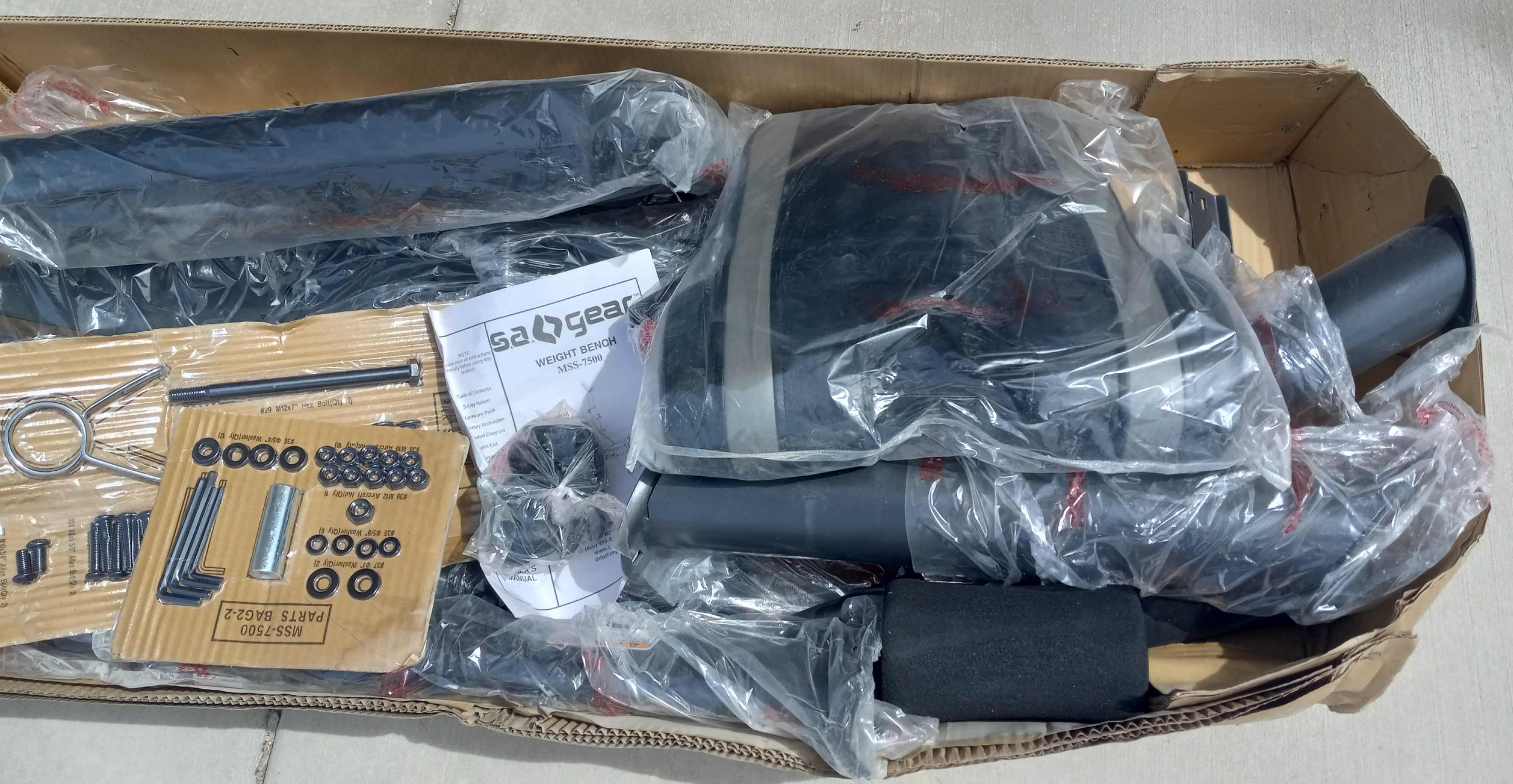 Photo 3 of NEW IMPEX SA WEIGHT BENCH MODEL MSS-7500