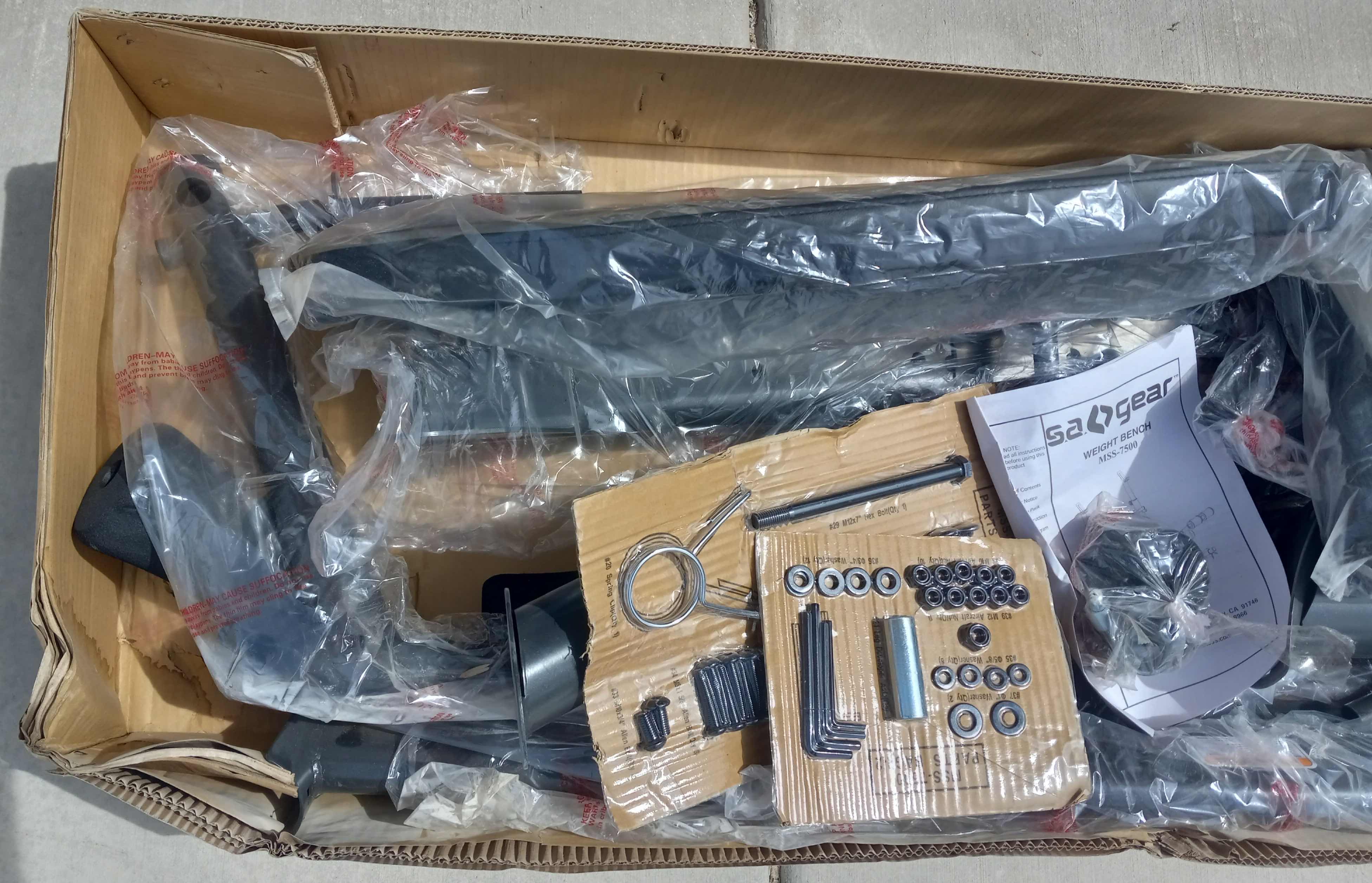 Photo 4 of NEW IMPEX SA WEIGHT BENCH MODEL MSS-7500