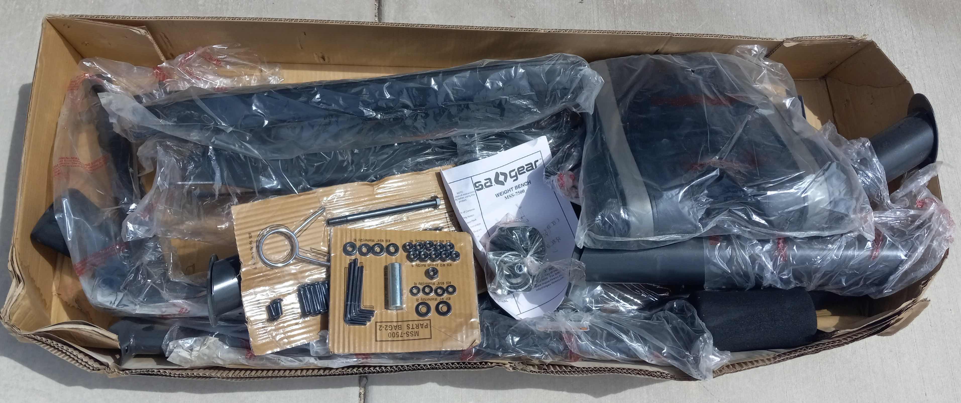 Photo 2 of NEW IMPEX SA WEIGHT BENCH MODEL MSS-7500