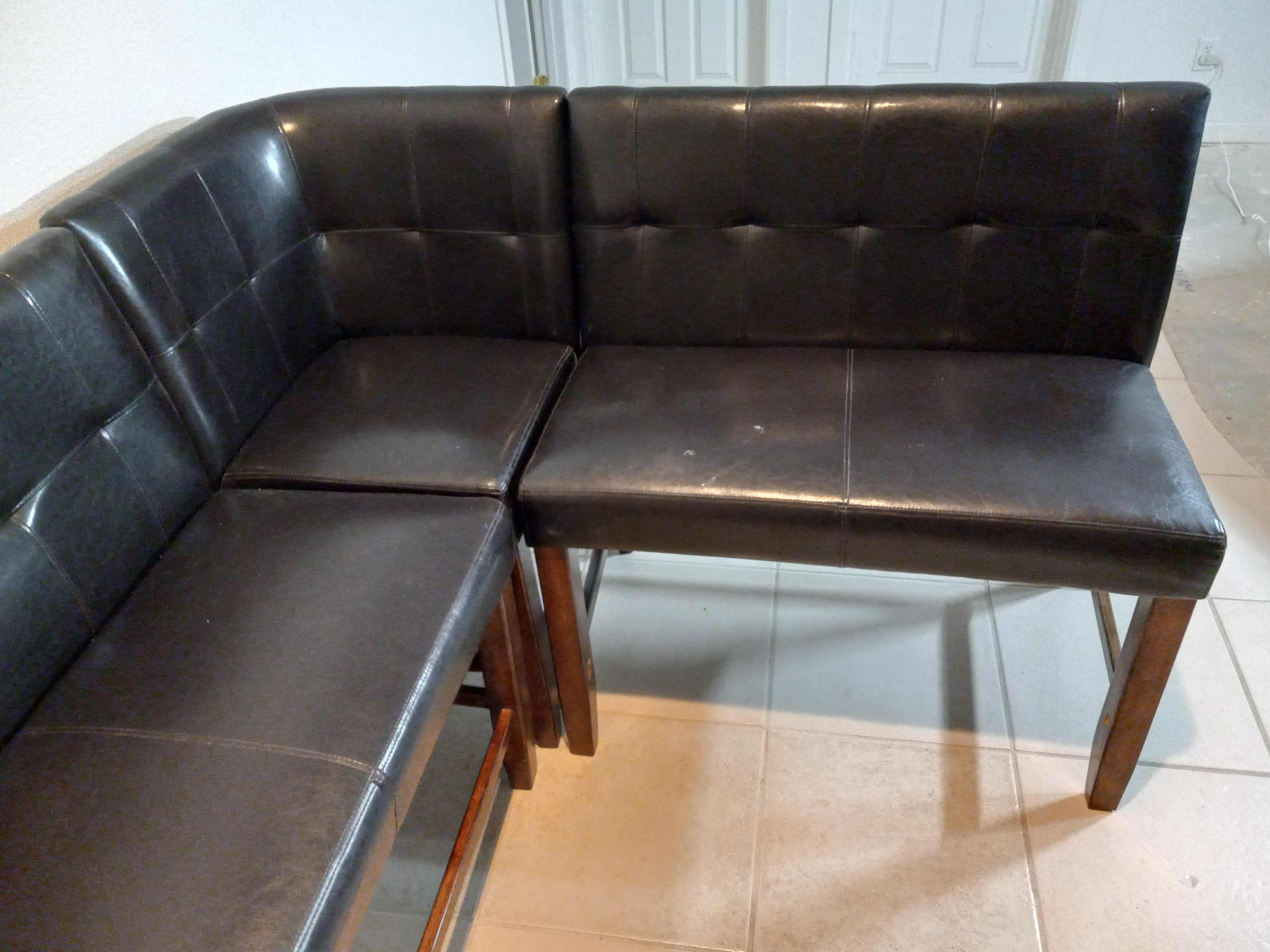 Photo 1 of ASHLEY FURNITURE CORNER BAR STOOL SECTIONAL BENCH MODEL D349-320 61” X 63” H40”