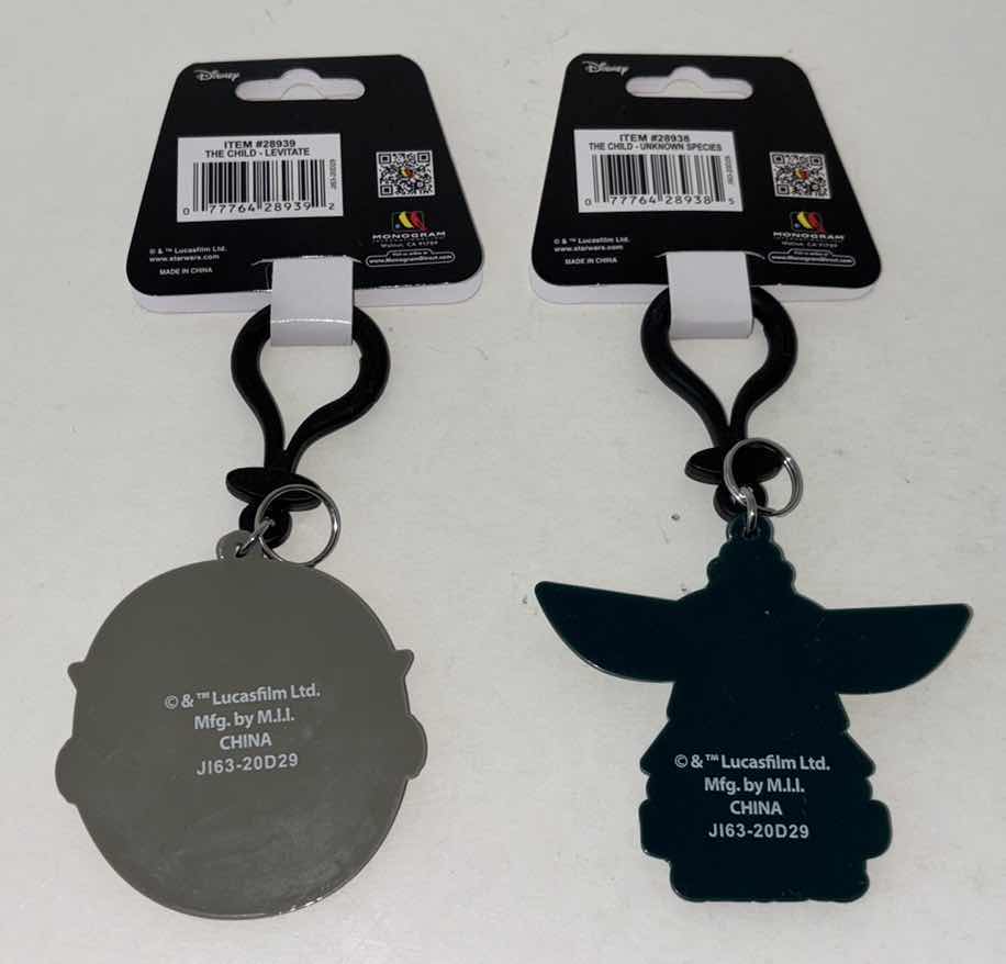 Photo 1 of STAR WARS STORMTROOPER AIR FRESHENER & 2 PC STAR WARS THE CHILD PVC SOFT TOUCH BAG CLIPS