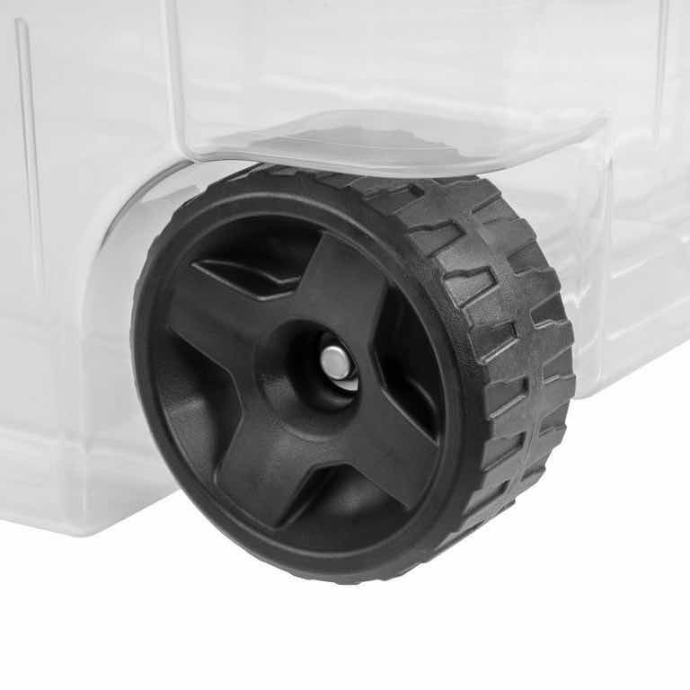 Photo 1 of STERILITE 160 QUART WHEELED STORAGE BOX, SWEET PLUM (1)