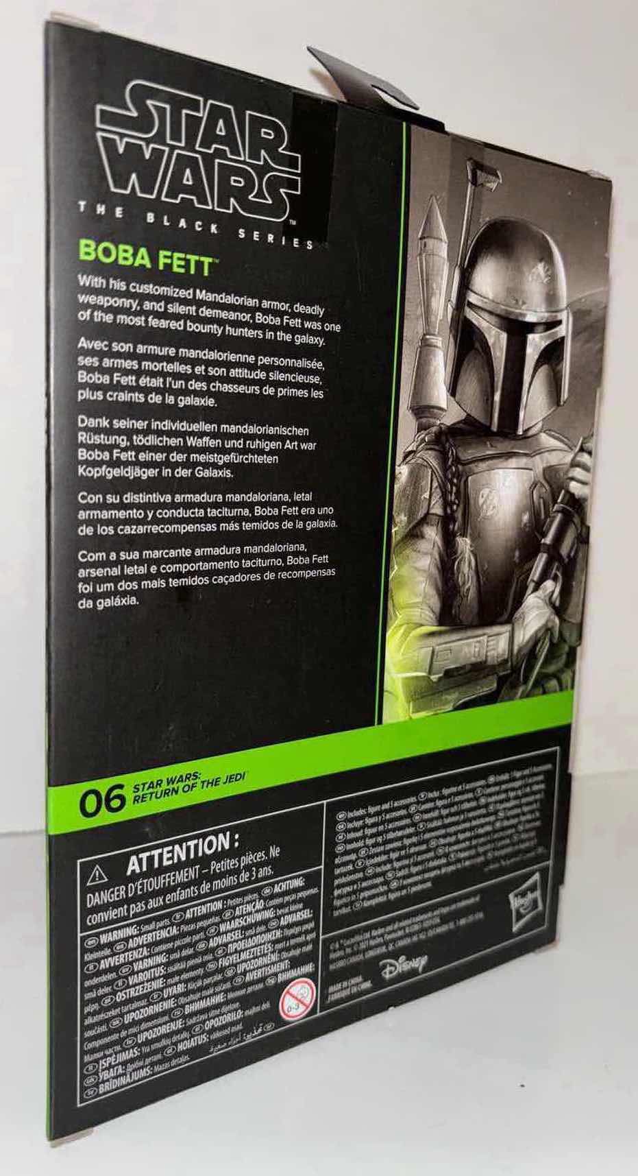 Photo 1 of NEW STAR WARS THE BLACK SERIES ACTION FIGURE & ACCESSORIES, STAR WARS: RETURN OF THE JEDI “BOBA FETT” (1)