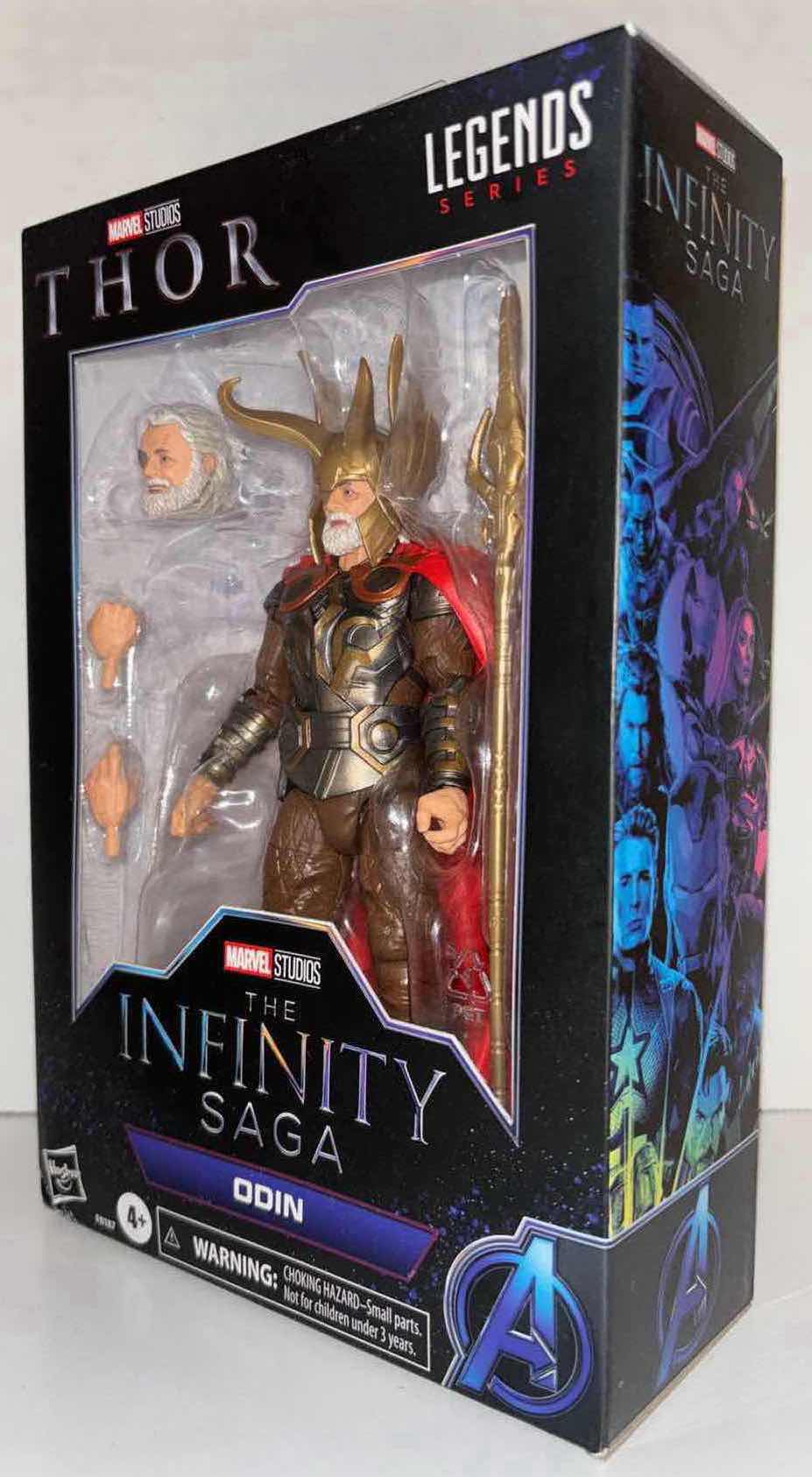 Photo 1 of NEW MARVEL STUDIOS THOR LEGENDS SERIES ACTION FIGURE & ACCESSORIES, THE INFINITY SAGA “ODIN” (1)