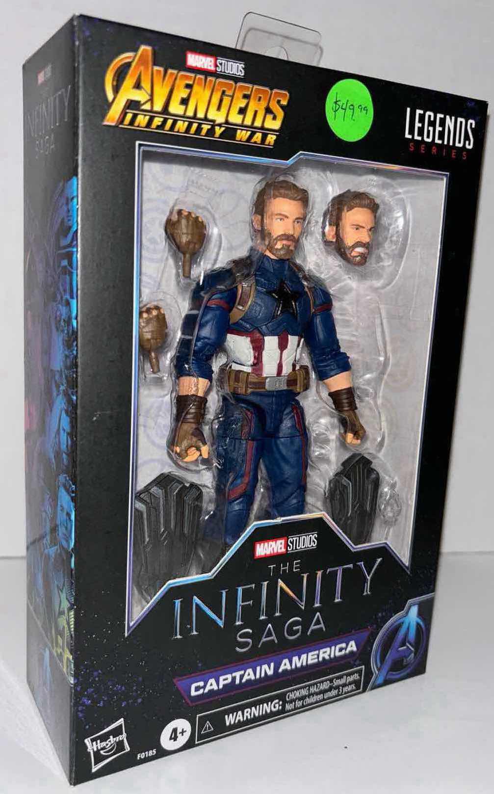 Photo 1 of NEW MARVEL STUDIOS AVENGERS INFINITY WAR LEGENDS SERIES ACTION FIGURE & ACCESSORIES, THE INFINITY SAGA “CAPTAIN AMERICA” (1)