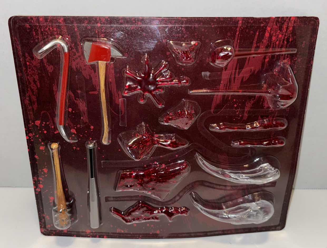 Photo 1 of NEW HAPPYCAT INDUSTRIES SUPER ACTION STUFF “BAG OF VIOLENCE” 18 PC SET ACTION ACCESSORIES & WEAPONS FOR 6”-7” SCALE ACTION FIGURES (1)