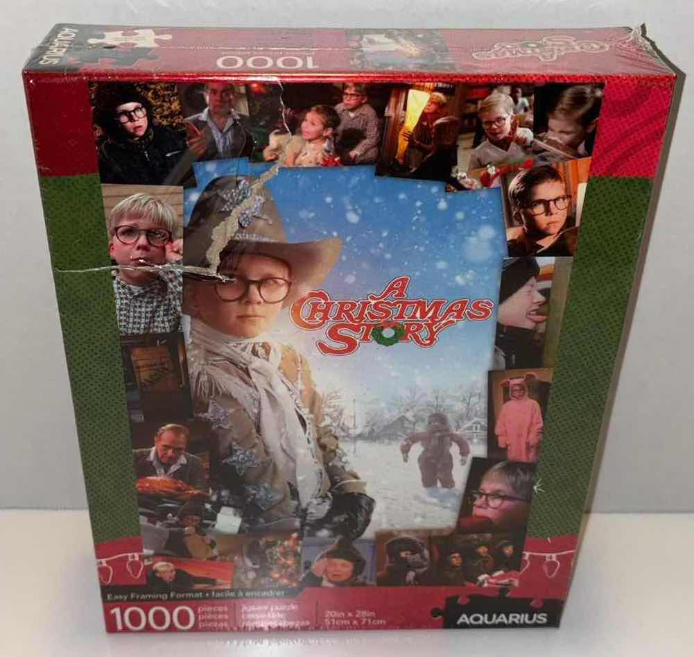 Photo 1 of NEW AQUARIUS 1000 PC JIGSAW PUZZLE “A CHRISTMAS STORY” (1)