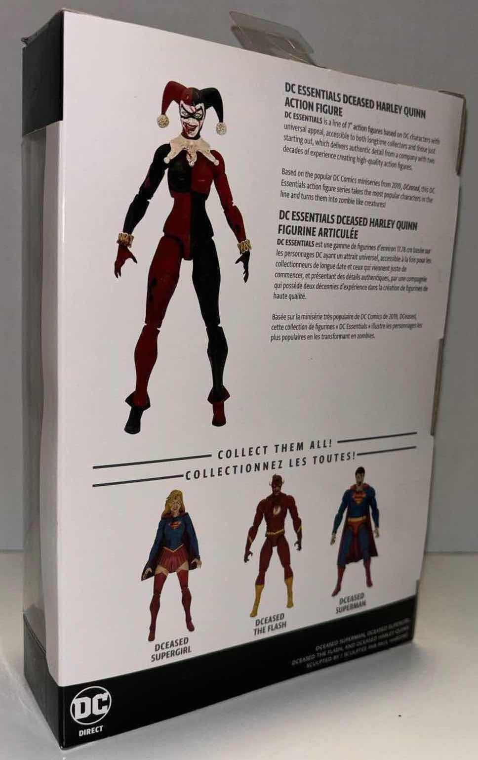 Photo 1 of NEW DC DIRECT DC ESSENTIALS ACTION FIGURE, #33“DCEASED HARLEY QUINN” (1)
