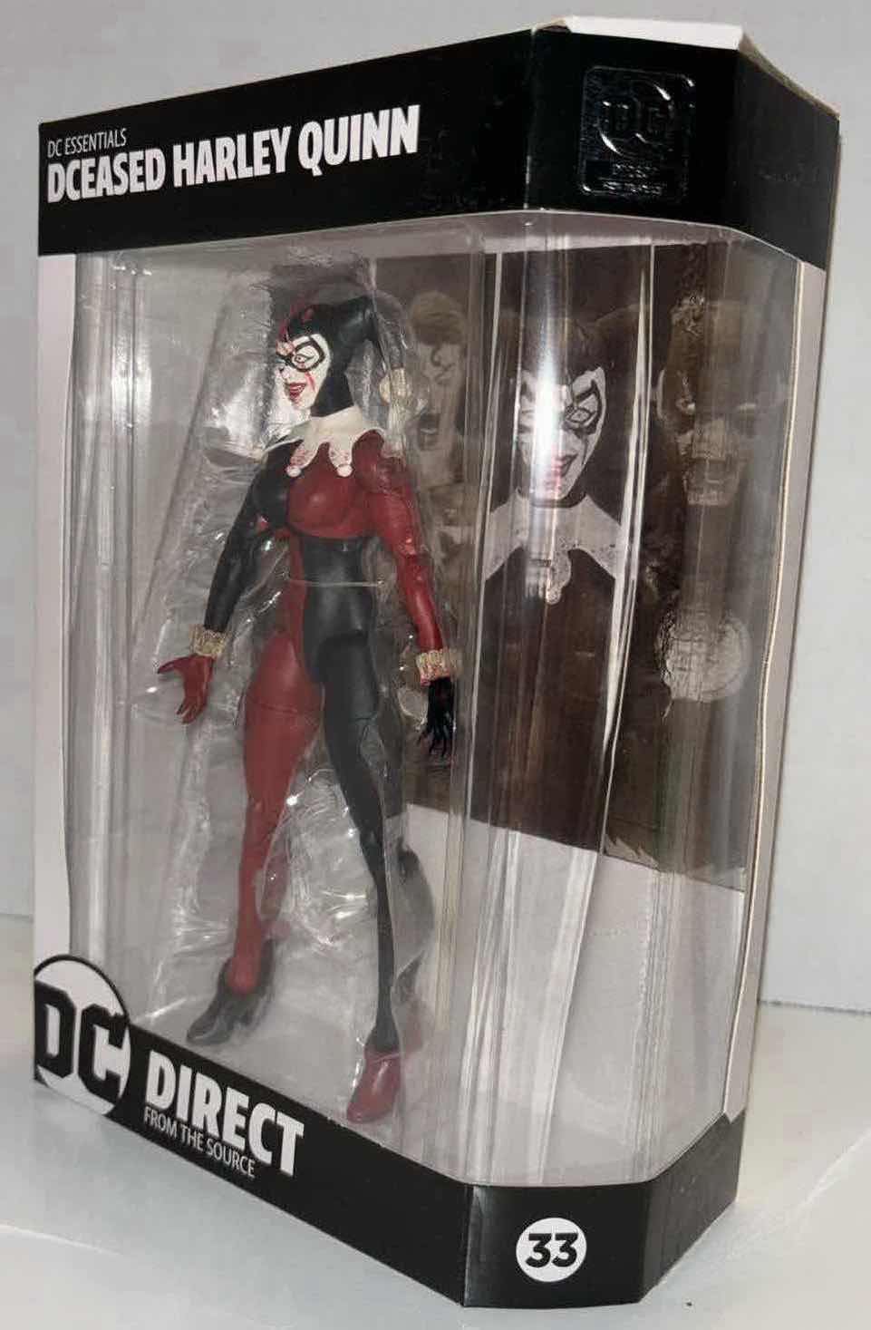 Photo 1 of NEW DC DIRECT DC ESSENTIALS ACTION FIGURE, #33“DCEASED HARLEY QUINN” (1)