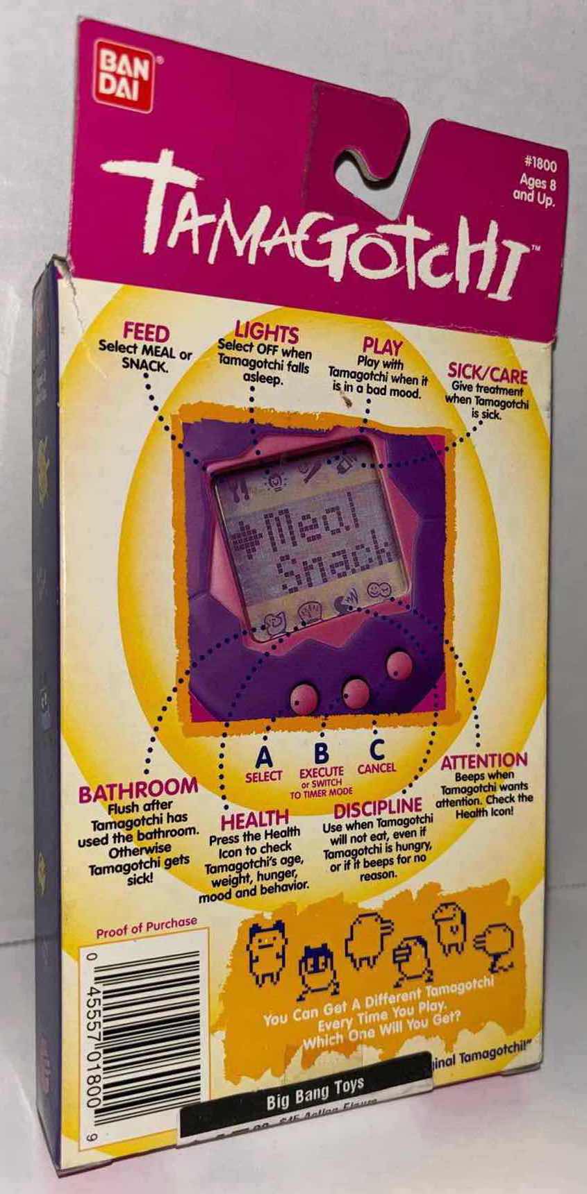 Photo 1 of NEW BANDAI 1996-97 TAMAGOTCHI, THE ORIGINAL VIRTUAL REALITY PET (TRANS GREEN) **NO RETURNS**