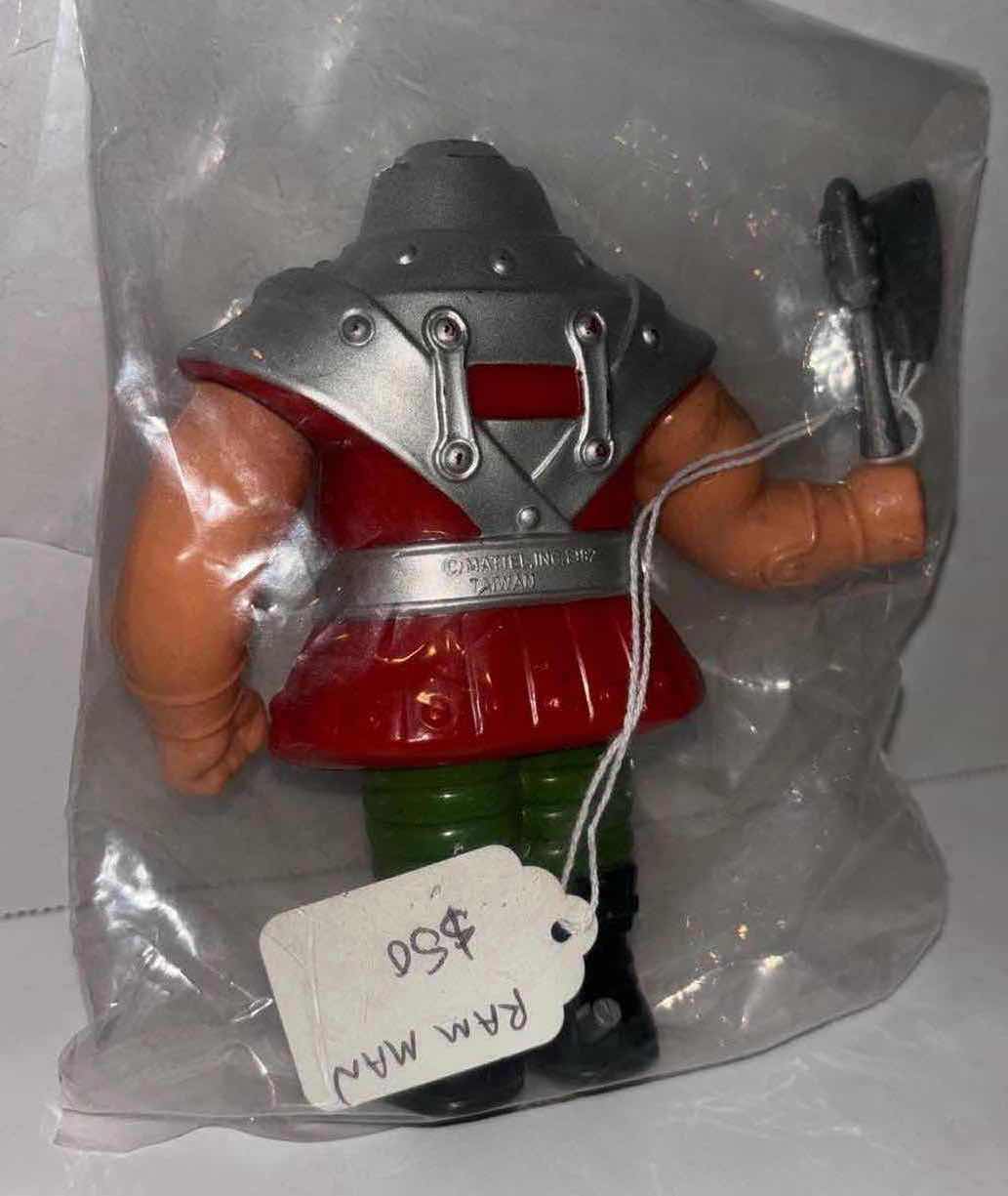 Photo 1 of VINTAGE 1982 MATTEL MASTERS OF THE UNIVERSE HE-MAN ACTION FIGURE & ACCESSORY, “RAM MAN” (COMPLETE) **NO RETURNS**
