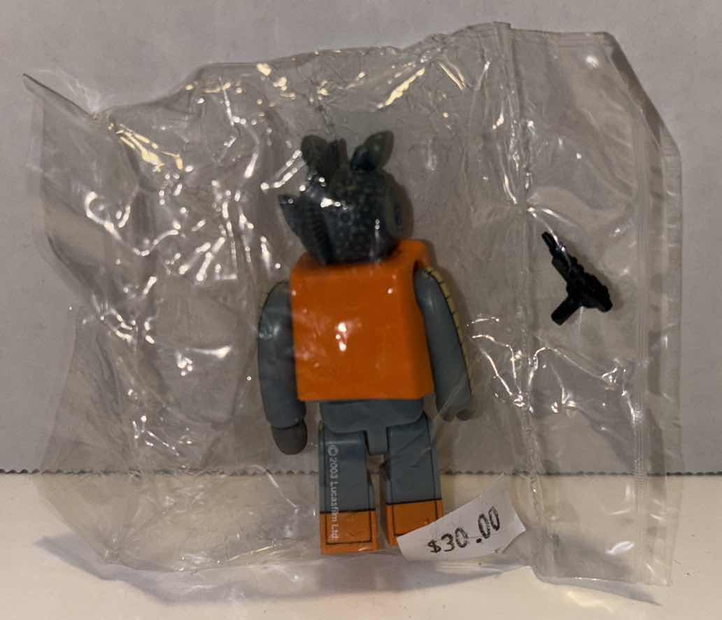 Photo 1 of 3-PACK TOMY MEDICOM STAR WARS KUBRICK SERIES 2 “CANTINA BAND MEMBER, TUSKEN RAIDER & GREEDO” MINI TOY FIGURES & ACCESSORIES **NO RETURNS**