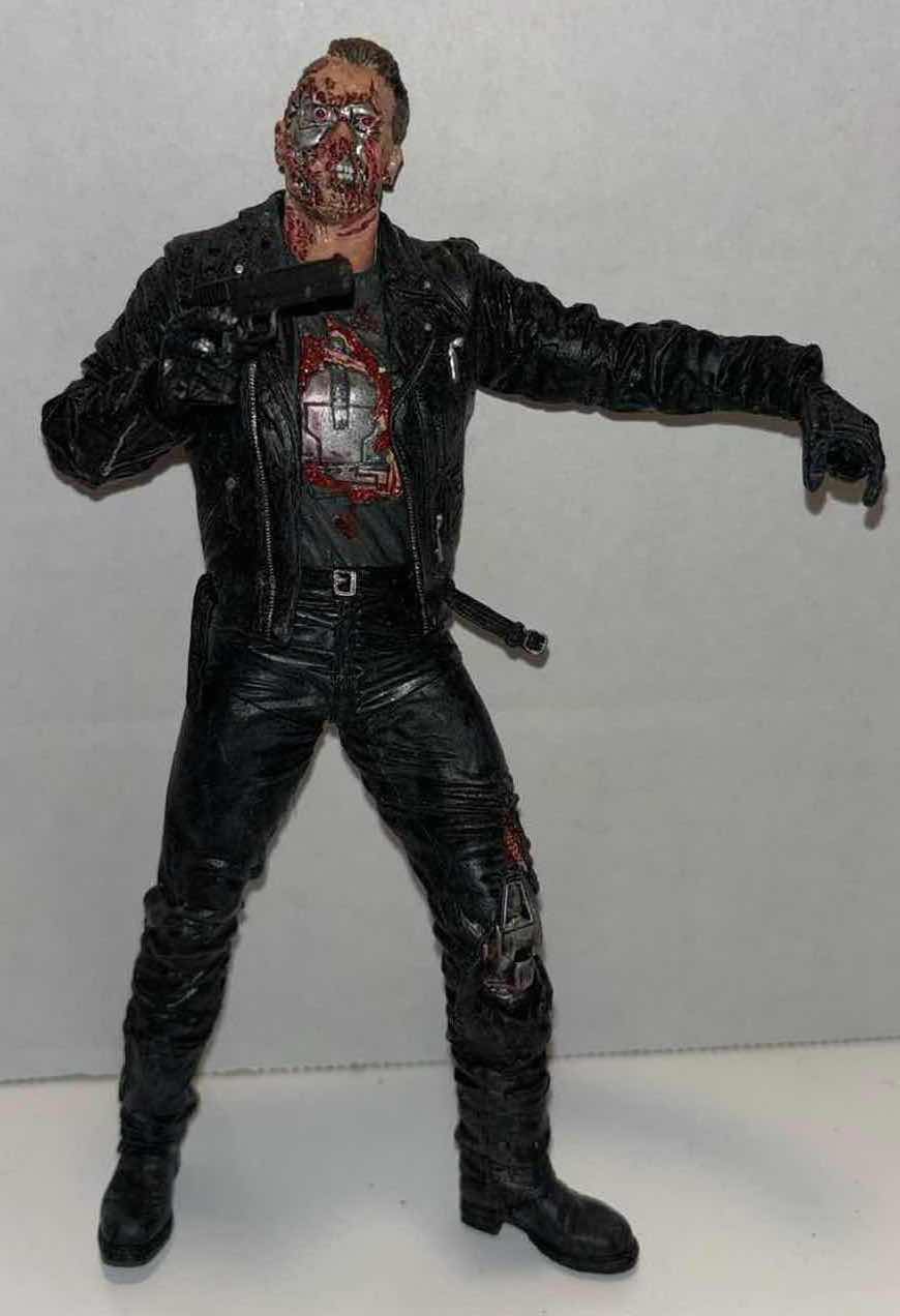 Photo 1 of MCFARLANE TOYS MOVIE MANIACS 4, TERMINATOR 2 T-800 FIGURE **NO RETURNS**