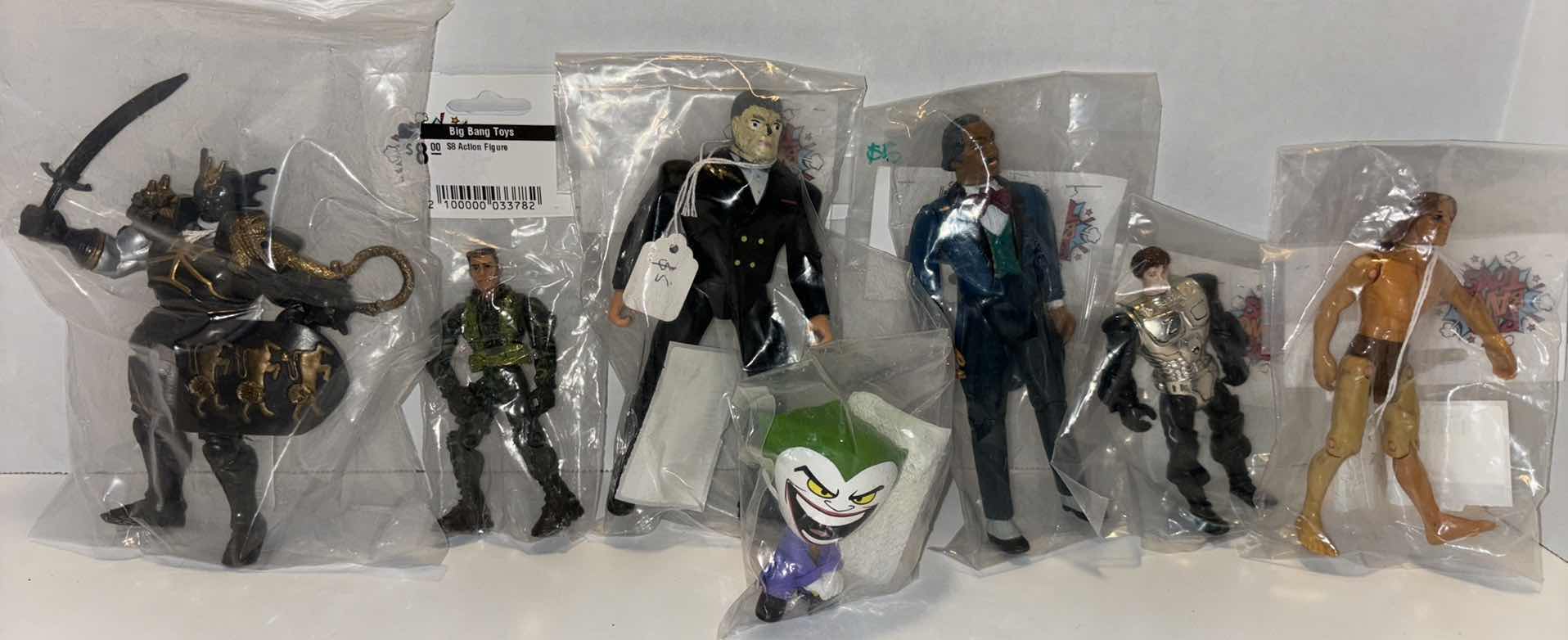 Photo 1 of $50-$60 VALUE MYSTERY GRAB BAG OF $5 & $10 ACTION FIGURES, FIGURES WILL VARY, PICTURES ARE JUST EXAMPLES **NO RETURNS**