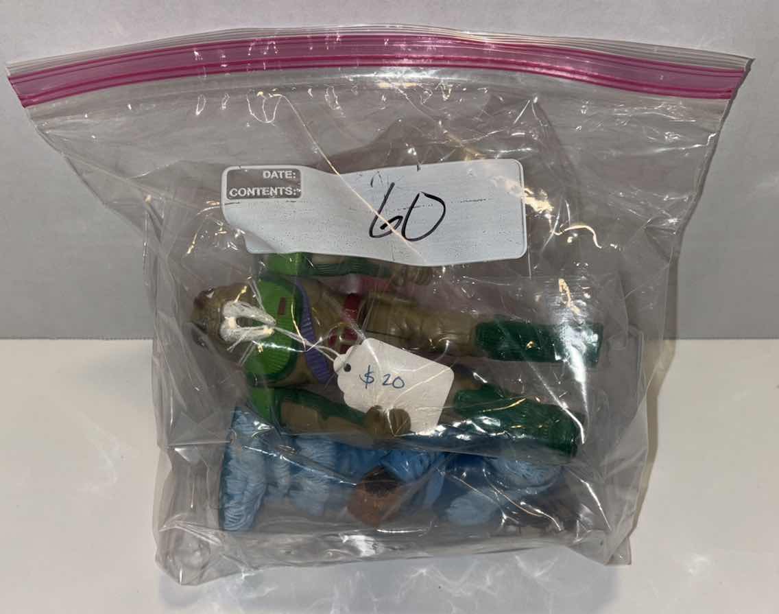 Photo 1 of $60 VALUE MYSTERY GRAB BAG OF $20 ACTION FIGURES, FIGURES WILL VARY, PICTURES ARE JUST EXAMPLES **NO RETURNS**