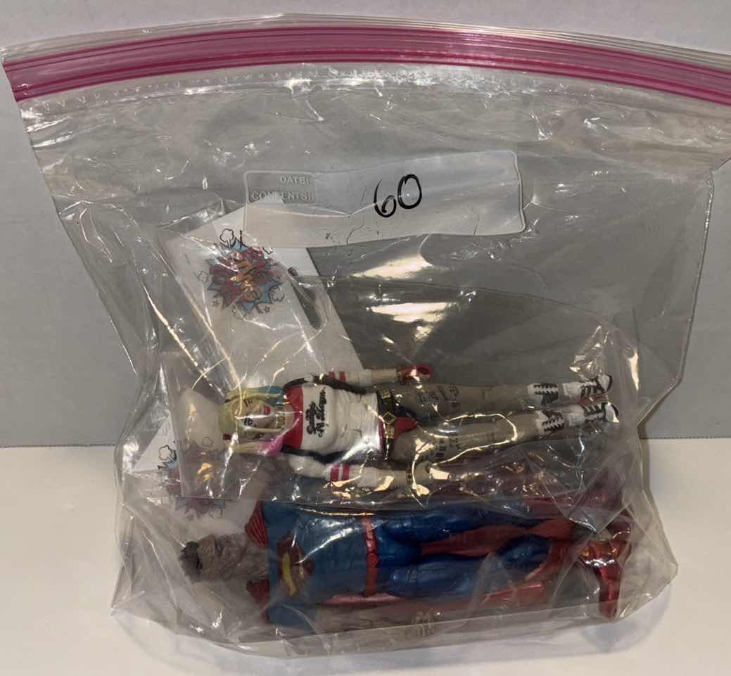 Photo 1 of $60 VALUE MYSTERY GRAB BAG OF $20 ACTION FIGURES, FIGURES WILL VARY, PICTURES ARE JUST EXAMPLES **NO RETURNS**