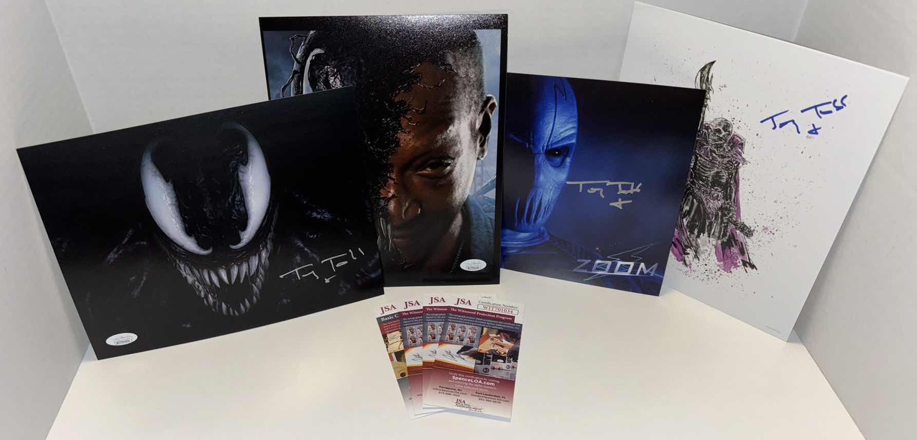Photo 1 of 4 PC SET TONY TODD SIGNED 8X10 PHOTOS, W JSA COA AUTOGRAPHS