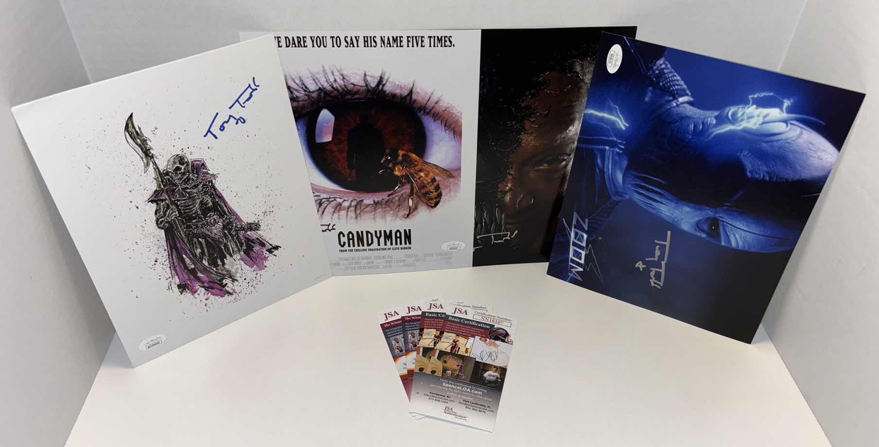 Photo 1 of 4 PC SET TONY TODD SIGNED 8X10 PHOTOS, W JSA COA AUTOGRAPHS