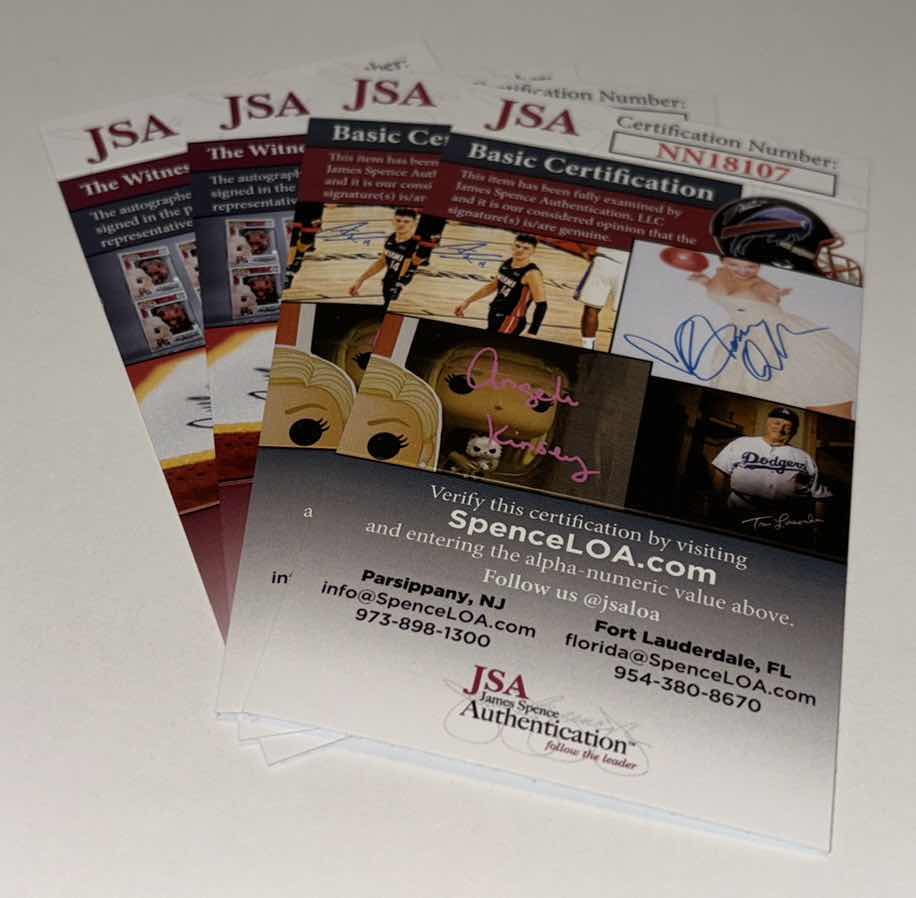 Photo 1 of 4 PC SET TONY TODD SIGNED 8X10 PHOTOS, W JSA COA AUTOGRAPHS