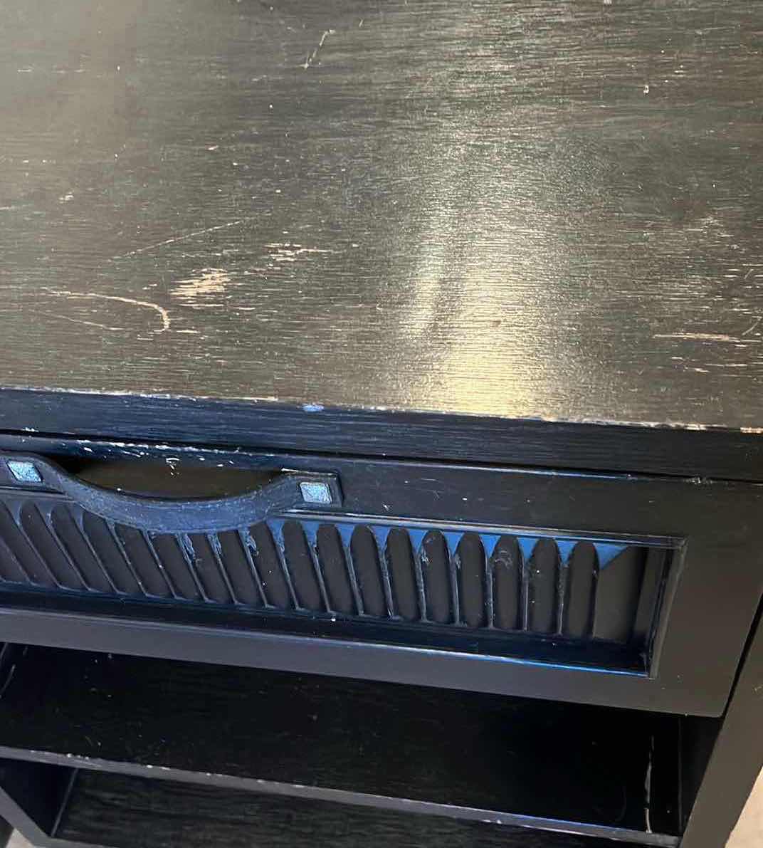 Photo 1 of PIER 1 IMPORTS WOOD NIGHTSTAND 23.5” X 19” H28.5”