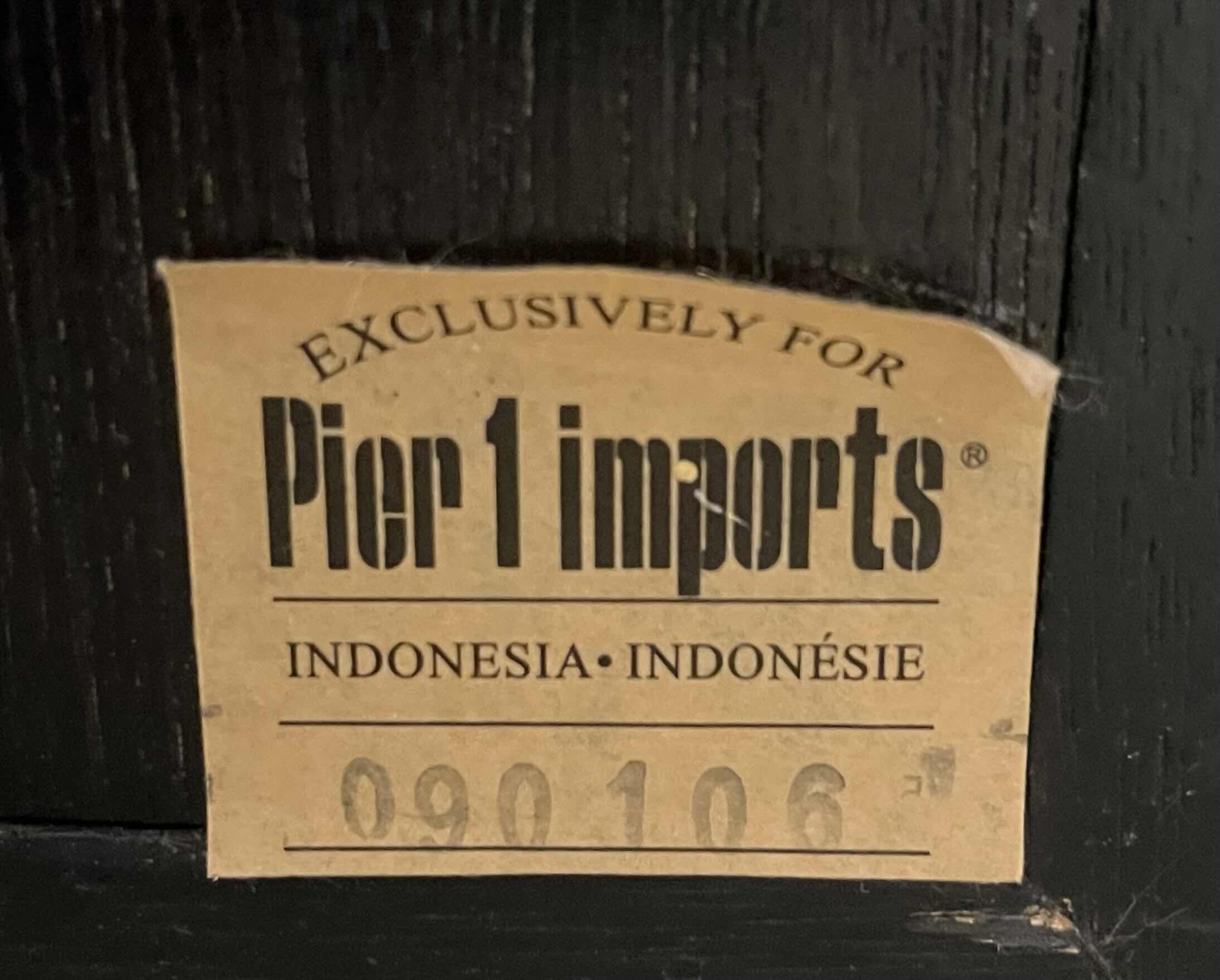 Photo 1 of PIER 1 IMPORTS WOOD NIGHTSTAND 23.5” X 19” H28.5”