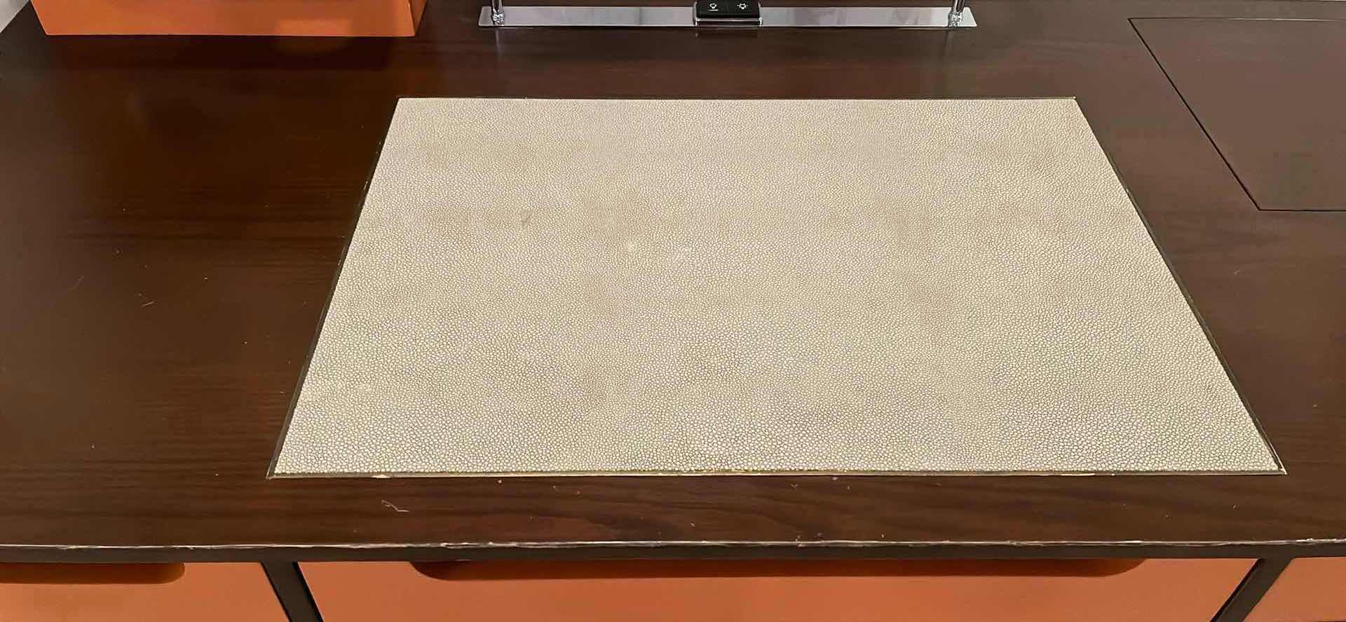 Photo 7 of MARK DAVID DESIGNER WOOD & CHROME FINISH EXECUTIVE OFFICE DESK