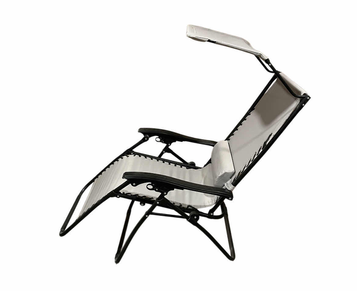 View 3 of ANTIGRAVITY LIGHT GREY FOLDING LOUNGE CHAIR 25” X 64” H30” -42”