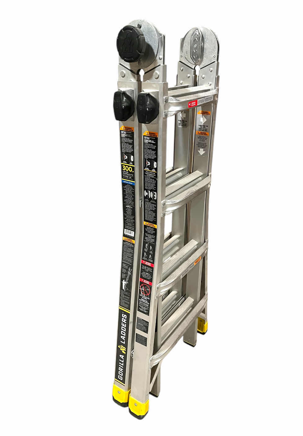 Photo 1 of GORILLA LADDER 18FT MULTI-POSITION ALUMINUM EXTENSION LADDER MODEL GLMPXA-18