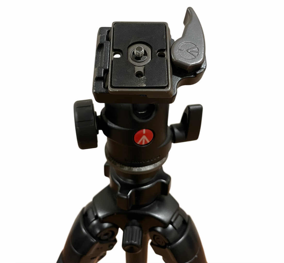 Photo 1 of SLIK PRO AMT PHOTOGRAPHY TRIPOD MODEL 700DX W MANFROTTO MIDI BALL W RAPID CONNECT 2 SYSTEM MODEL 488RC2