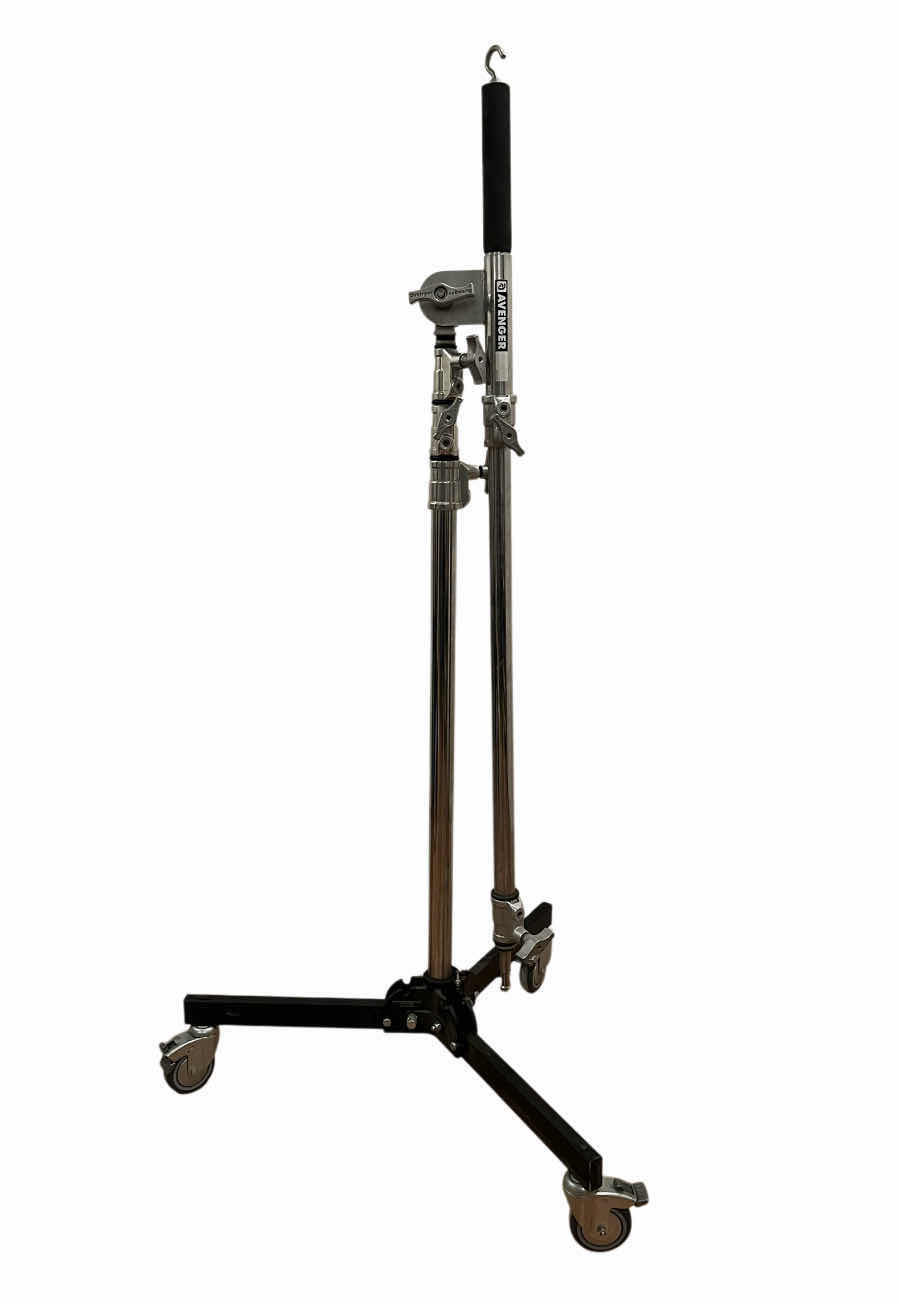 Photo 1 of AVENGER CHROME 11’ TRIPLE RISER ROLLING C-STAND W BOOM ARM