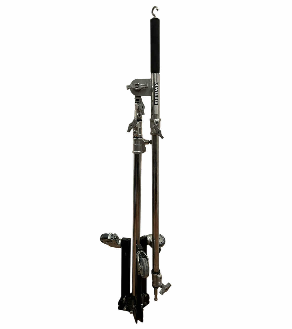 Photo 3 of AVENGER CHROME 11’ TRIPLE RISER ROLLING C-STAND W BOOM ARM