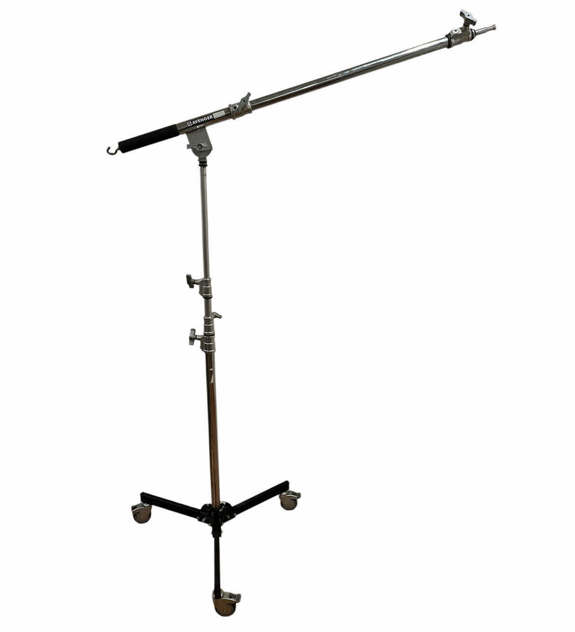 Photo 1 of AVENGER CHROME 11’ TRIPLE RISER ROLLING C-STAND W BOOM ARM