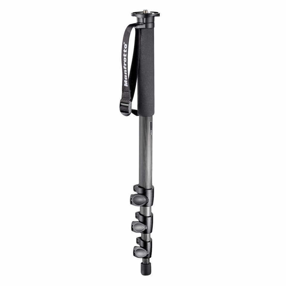 Photo 1 of MANFROTTO CARBON FIBER 4-SECTION MONOPOD MODEL 694CX