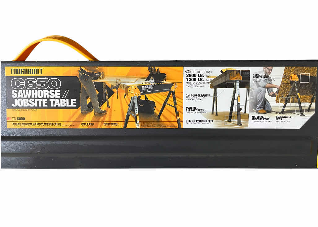 Photo 1 of TOUGHBUILT SAWHORSE JOBSITE TABLE MODEL C650