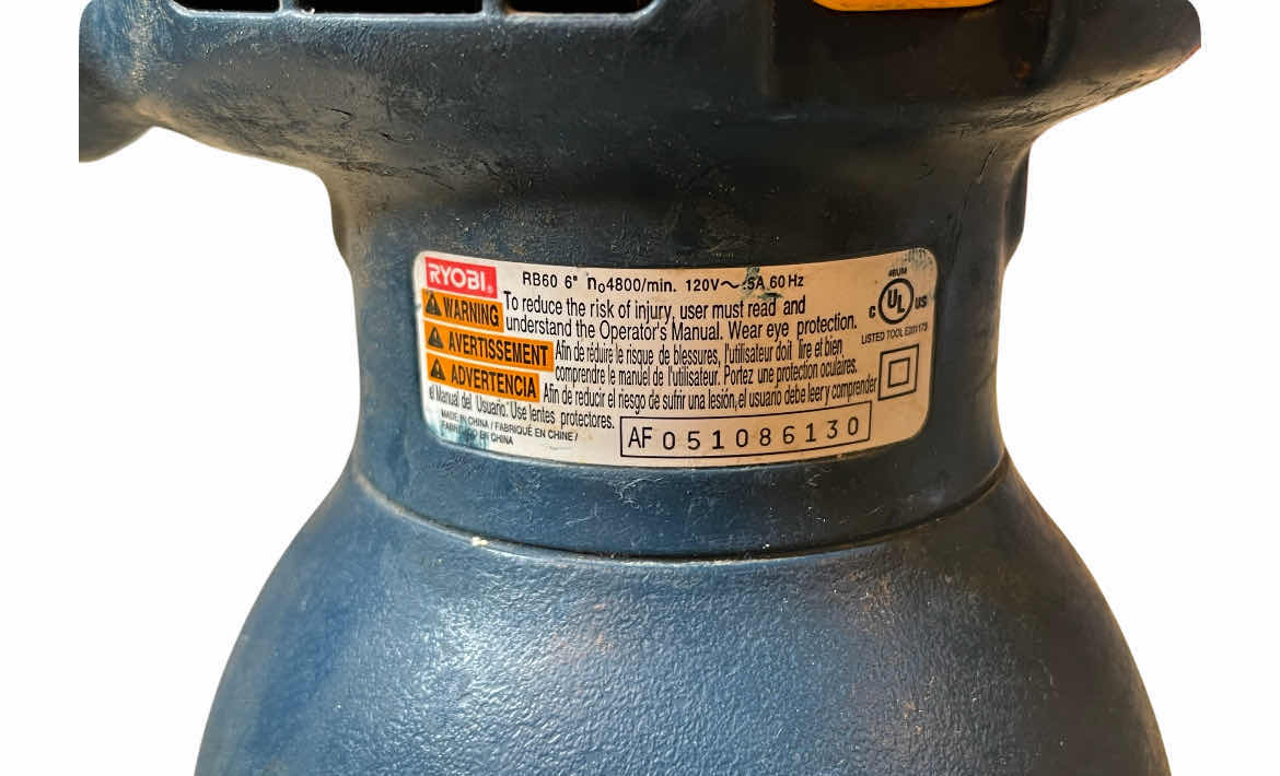 Photo 1 of RYOBI 6” ORBITAL BUFFER MODEL RB60