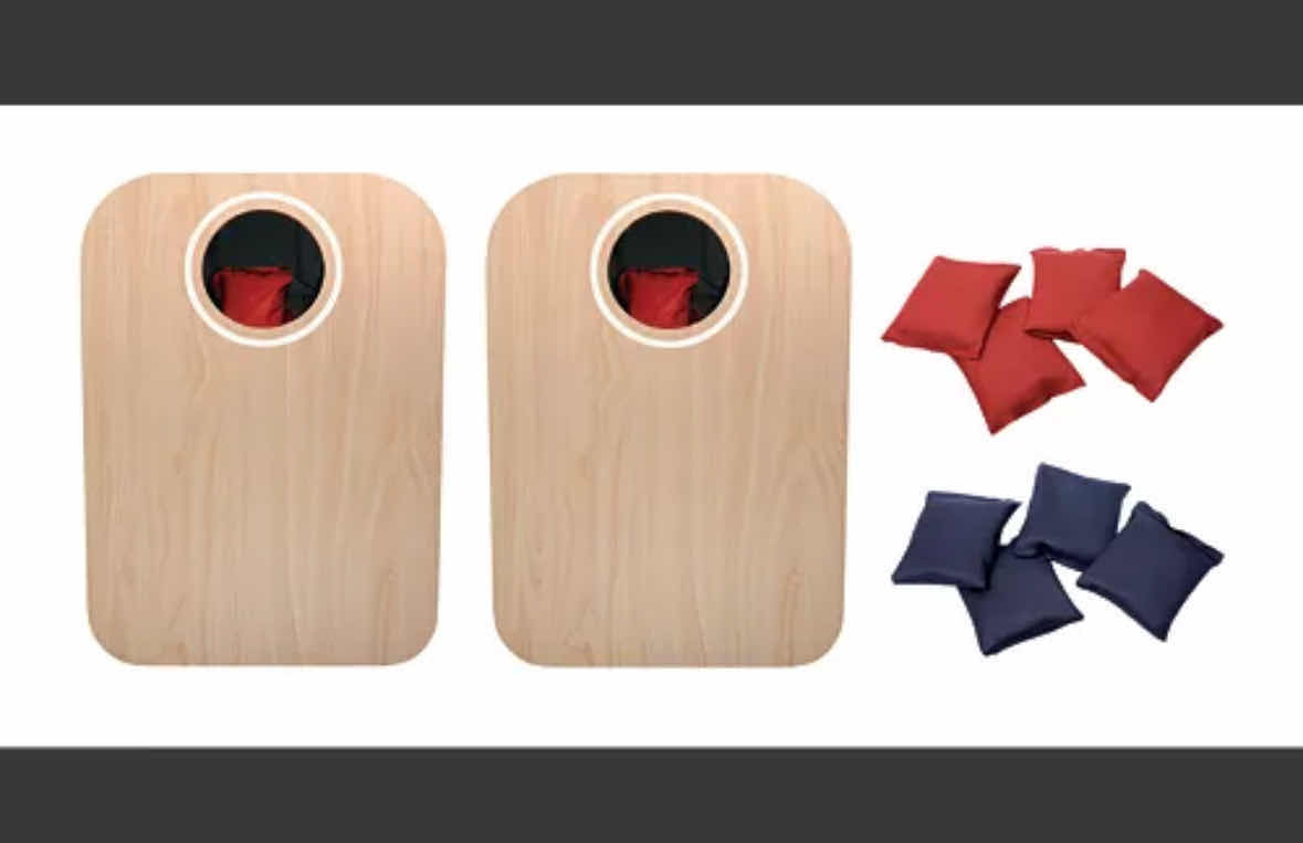 Photo 2 of NEW BLACK SERIES OUTDOOR BEANBAG GAME W ZIPPERED CARRYING CASE INCLUDED