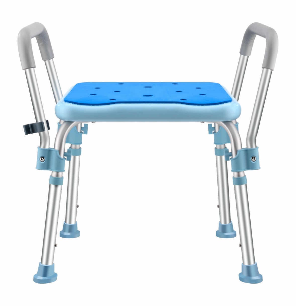 Photo 1 of NEW BROSIVE BATH CHAIR BENCH/SAFETY SEAT FOR ELDERLY W ARMS, BLUE (400 LB CAPACITY)