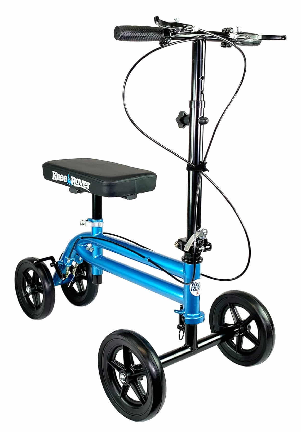 Photo 1 of NEW KNEE ROVER ECONOMY KNEE STEERABLE SCOOTER FOR BROKEN FOOT/INJURED LEG CRUTCH W DUAL BRAKES (BLUE)