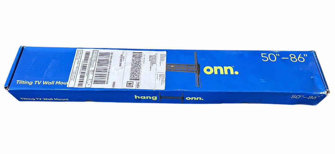 Photo 1 of NEW ONN TILTING TV WALL MOUNT FOR 50”- 86” TV’S, UPTO 120 LBS (MODEL VIPRB-100010113)