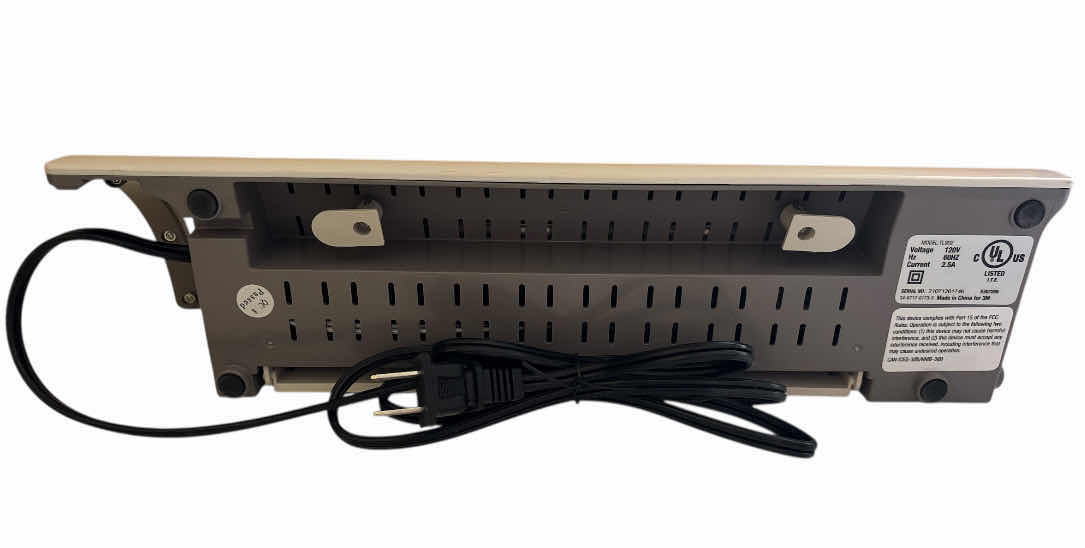 Photo 2 of SCOTCH THERMAL LAMINATOR (WHITE, TL902) & SCOTCH 65 CT 9” X 11” THERMAL LAMINATING CLEAR POUCHES (APPROX 65 CT)