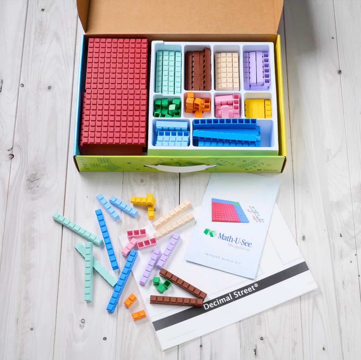 Photo 1 of MATH-U-SEE MANIPULATIVES INTEGER BLOCK KIT FOR LEARNING