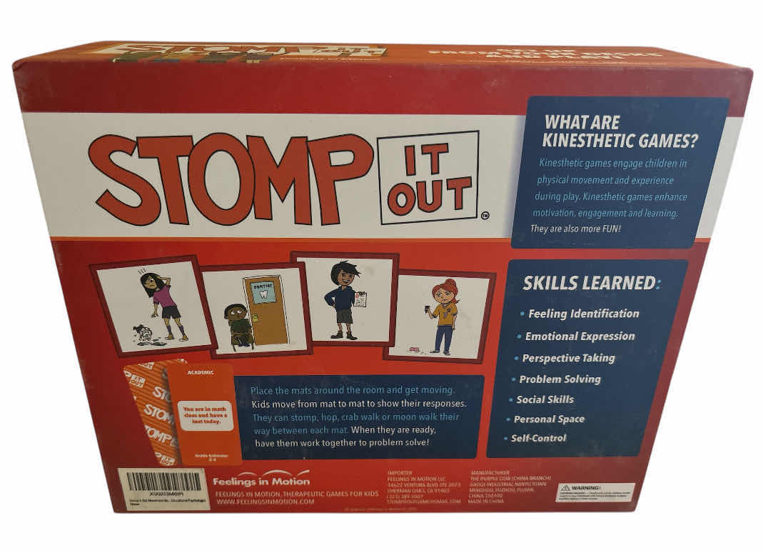 Photo 1 of NEW STOMP IT OUT EMOTIONAL EXPRESSION & PROBLEM SOLVING GAME