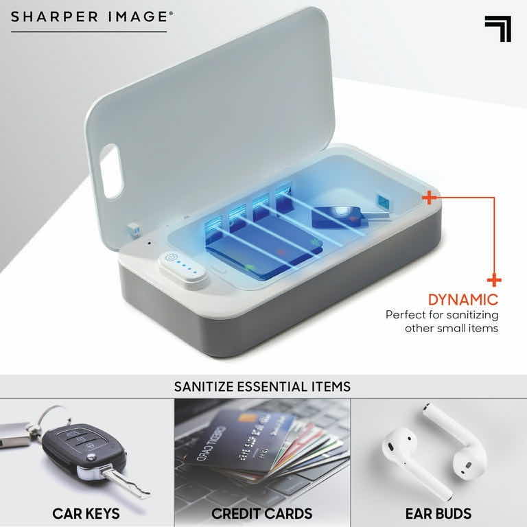 Photo 1 of NEW SHARPER IMAGE UV-ZONE PHONE/ACCESSORIES SANITIZER