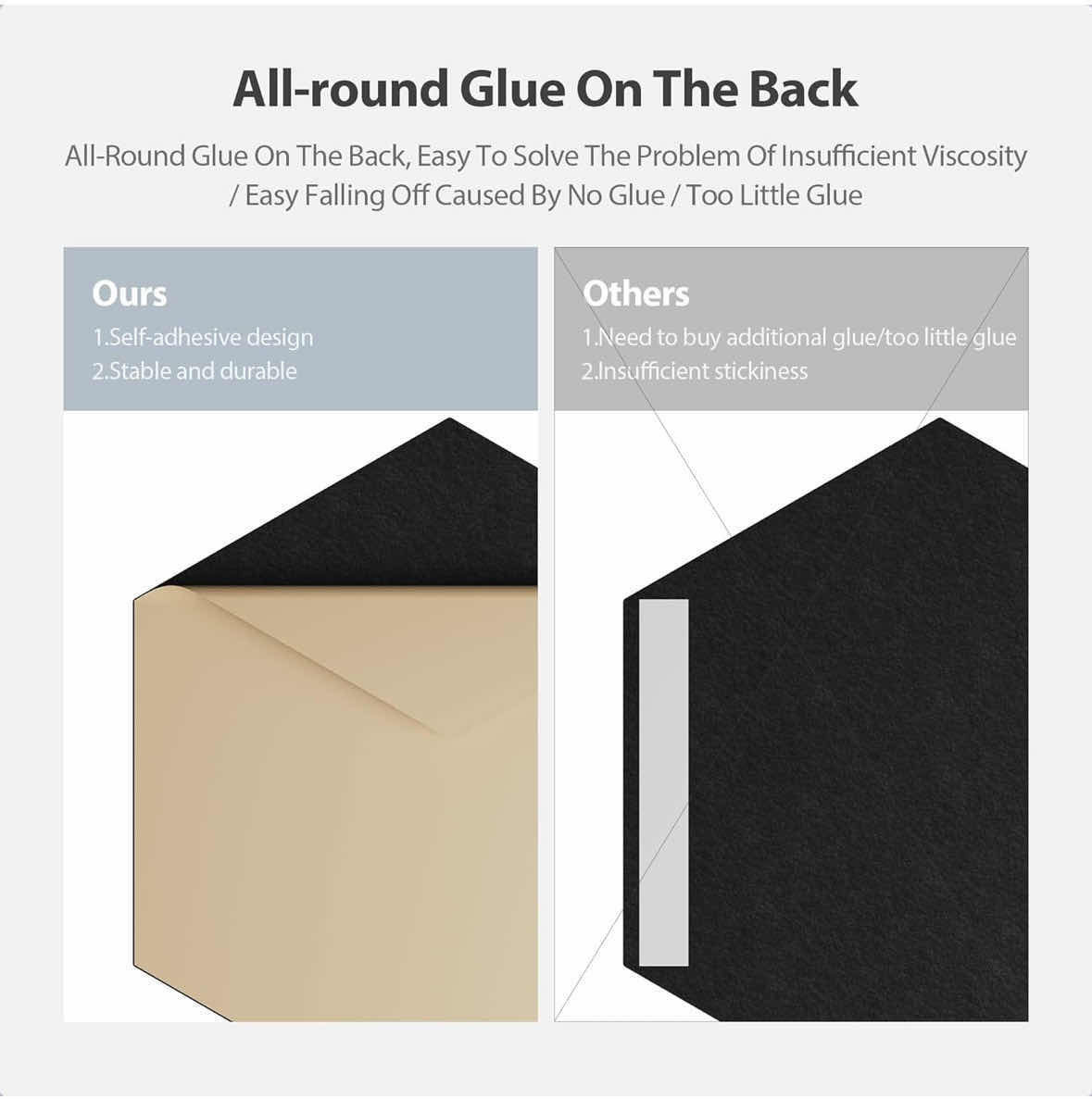 Photo 6 of NEW 12-PACK ACOUSTIC SOUND PROOF SELF-ADHESIVE FOAM PANELS, HEXAGON/BLACK