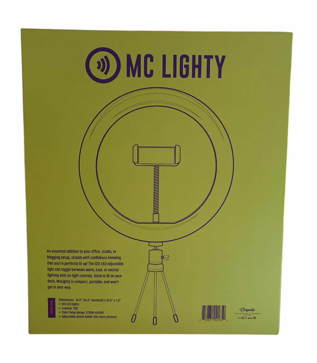 Photo 4 of NEW ORIGAUDIO MCLIGHTY 10” RING LIGHT PHONE STAND
