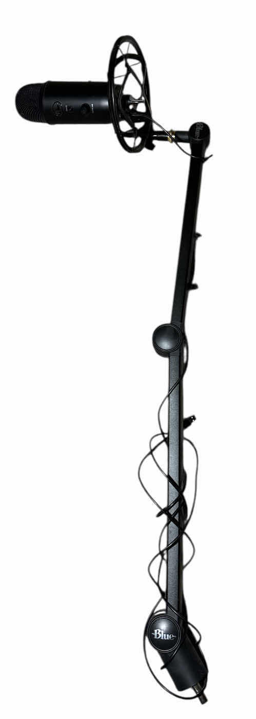 Photo 1 of LOGITECH CREATORS BLUE YETICASTER PRO BROADCAST YETI USB MICROPHONE FOR GAMING/PODCASTING/STREAMING & COMPASS MIC BOOM ARM