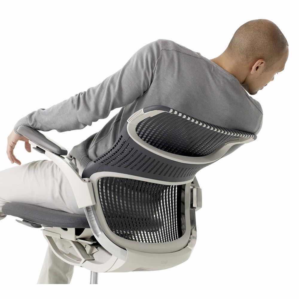 Photo 1 of KNOLL GENERATION HIGH PERFORMANCE OFFICE CHAIR W FLEX SEAT/LUMBAR SUPPORT, HEIGHT ADJUSTABLE & THREE RANGES OF RECLINE (ONYX)